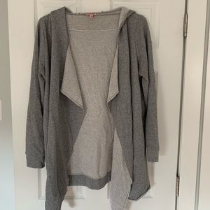 Juicy Couture grey glitter hoodie cardigan XL
